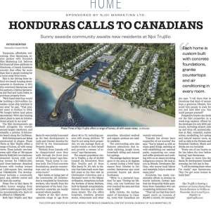 Honduras calls to Canadians